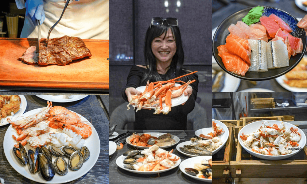 礁溪寒沐酒店MU TABLE沐饗東瀛美食祭自助餐吃到飽，只要來用餐就抽日本來回機票，松葉蟹生魚片螃蟹等等漁港直送超好吃 @瑪姬幸福過日子