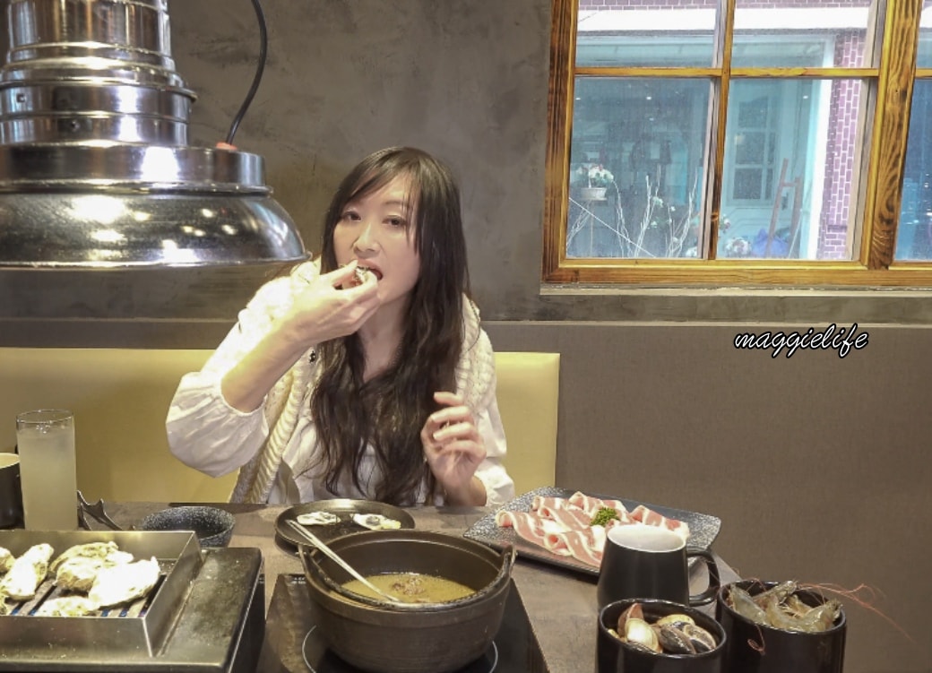 蠔串火鍋串烤店，生蠔鮮蝦蛤蜊加串烤吃到飽，林口老街美食，太划算拉