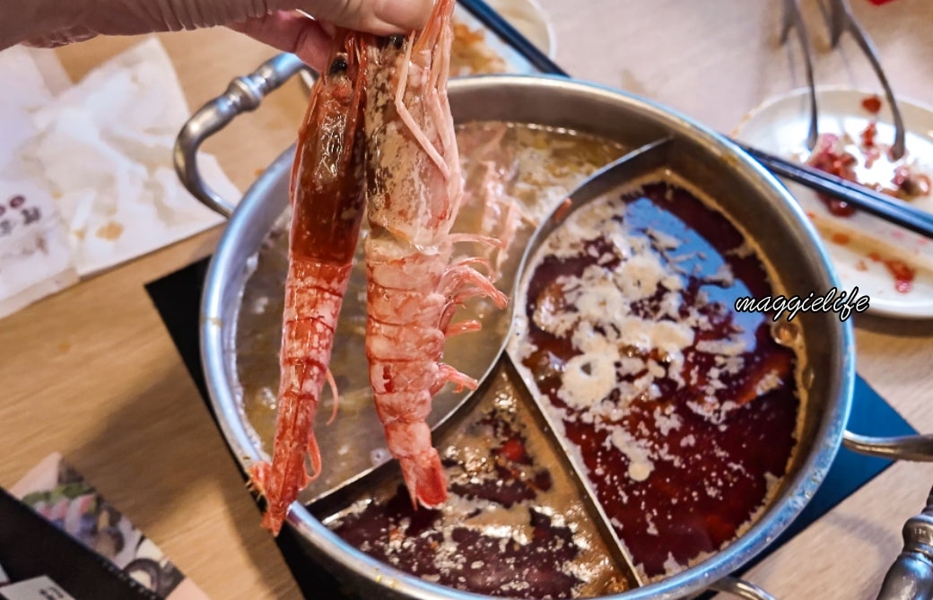 糧倉1號店麻辣鴛鴦鍋松江店，688起台北火鍋吃到飽，爽吃天使紅蝦、和牛，內有菜單