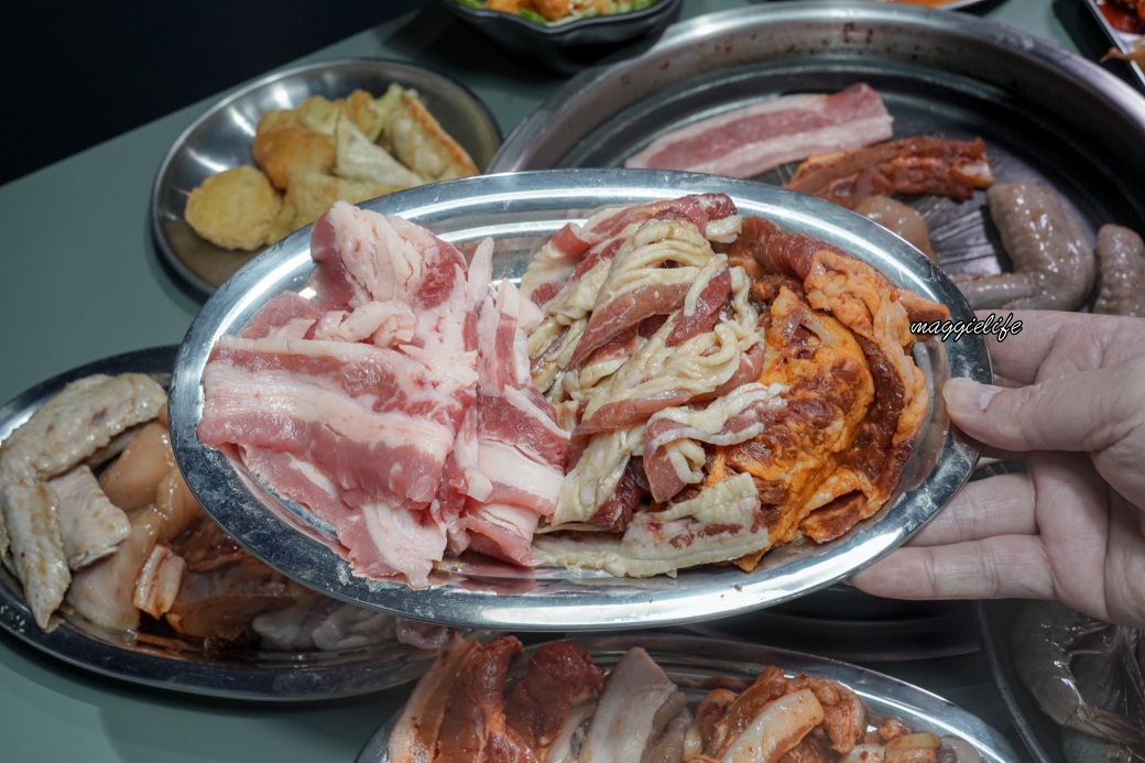 金喬伊個人韓式燒肉吃到飽,$378起8種肉品,3種海鮮,韓式小菜熱食炸雞,單身友善一人一爐,三重吃到飽 - 第33張圖
