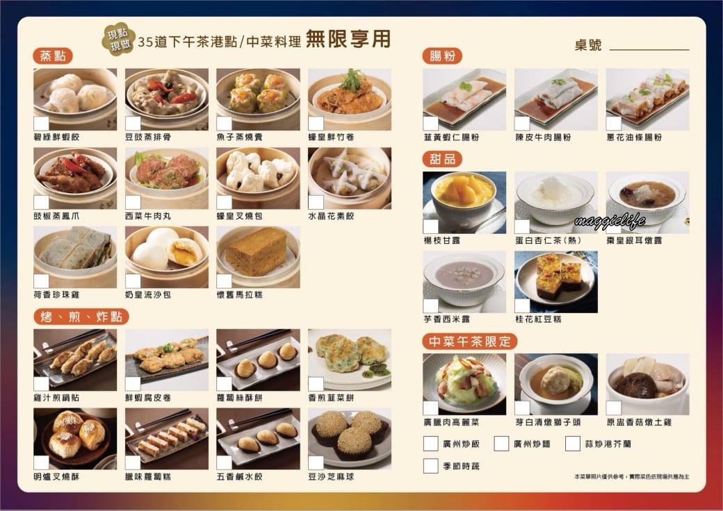 芯聚苑信義區中式港點吃到飽只要699菜色無限續點