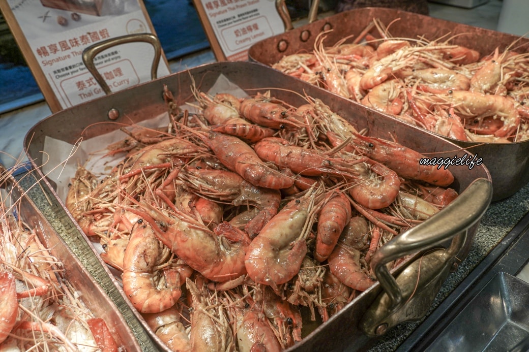 六福萬怡酒店吃到飽｜敘日全日餐廳自助餐吃到飽，生食級干貝松葉蟹腳烤牡蠣海鮮控的天堂