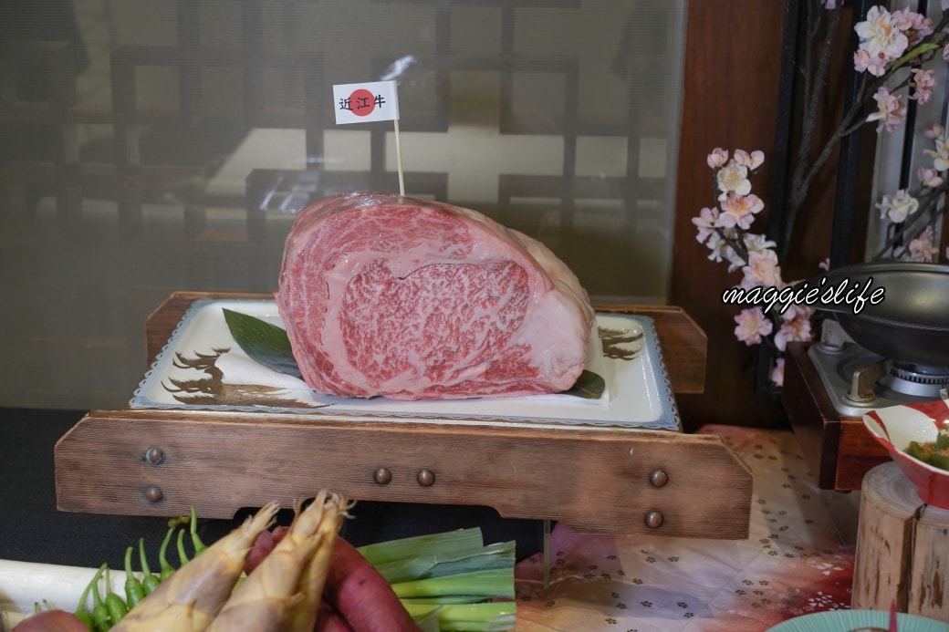 台北老爺酒店中山日本料理廳｜關西風日本頂級A5近江牛壽喜燒，不用飛日本也吃得到