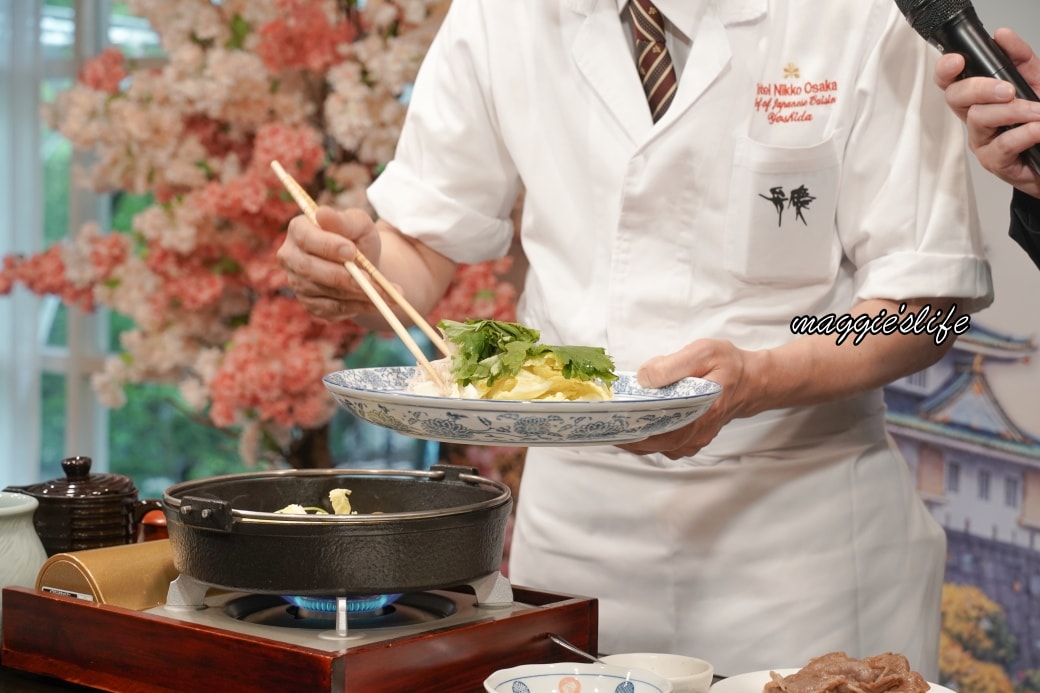 台北老爺酒店中山日本料理廳｜關西風日本頂級A5近江牛壽喜燒，不用飛日本也吃得到