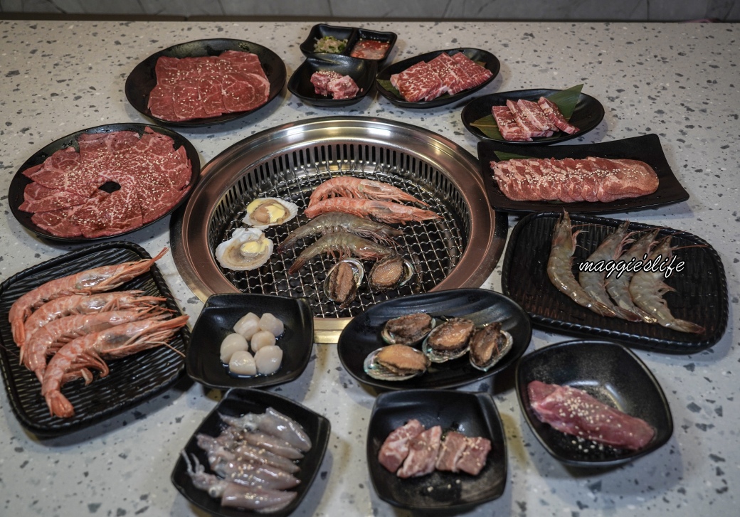 Oh ! Yaki 精緻燒肉吃到飽林口店｜649元起鹿耳島A5和牛美國極黑和牛天使紅蝦超過60種吃到飽